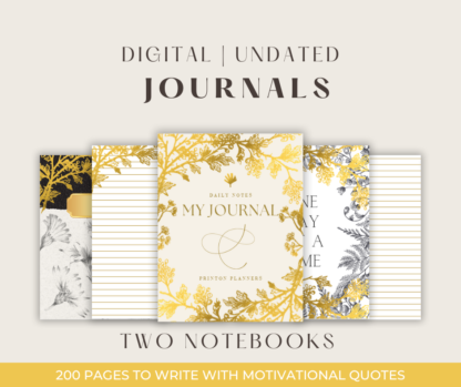 Gold Leaf Journal poster